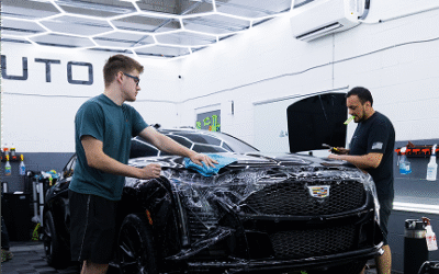Tesla Model Y in for 1 Ceramic Coating and Ceramic Window Tint